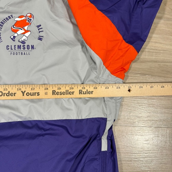 Nike Clemson Football Tiger Territory Windbreaker Jacket Color Block ALL IN XL - Picture 10 of 10